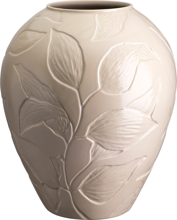 Jarrón Florita, 45 cm, beige