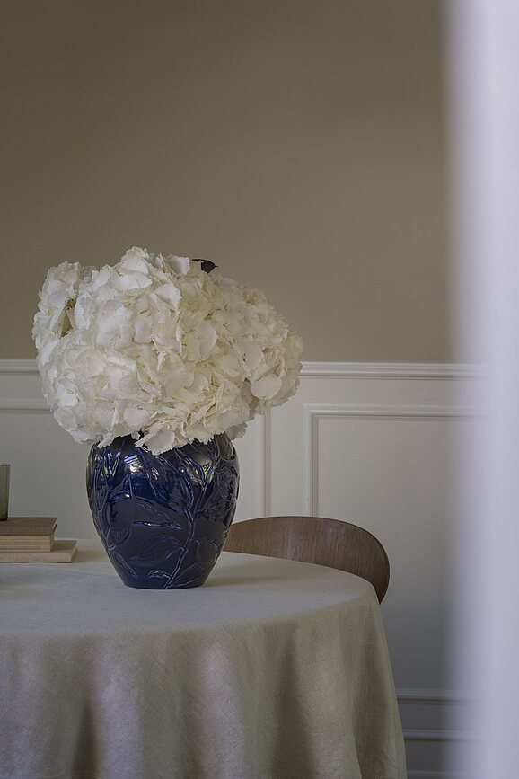 Jarrón Florita, 30 cm, azul