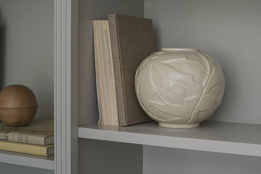 Jarrón Florita, 15 cm, beige