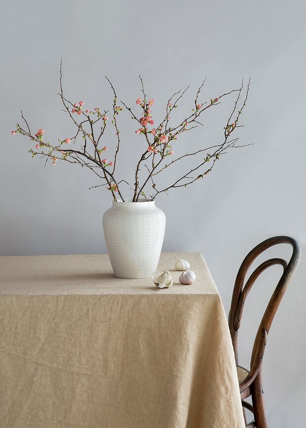 Jarrón Willow, 25 cm, blanco