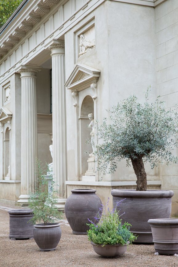 Lucca Γλάστρα Κήπου, 40 cm, γκρι