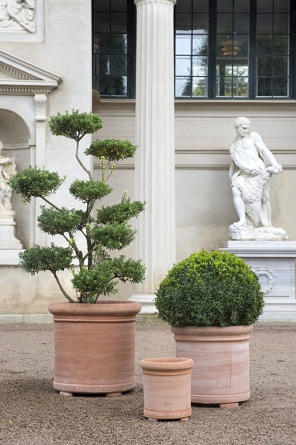 Maceta de jardín Cilindro, 40 cm, rosa
