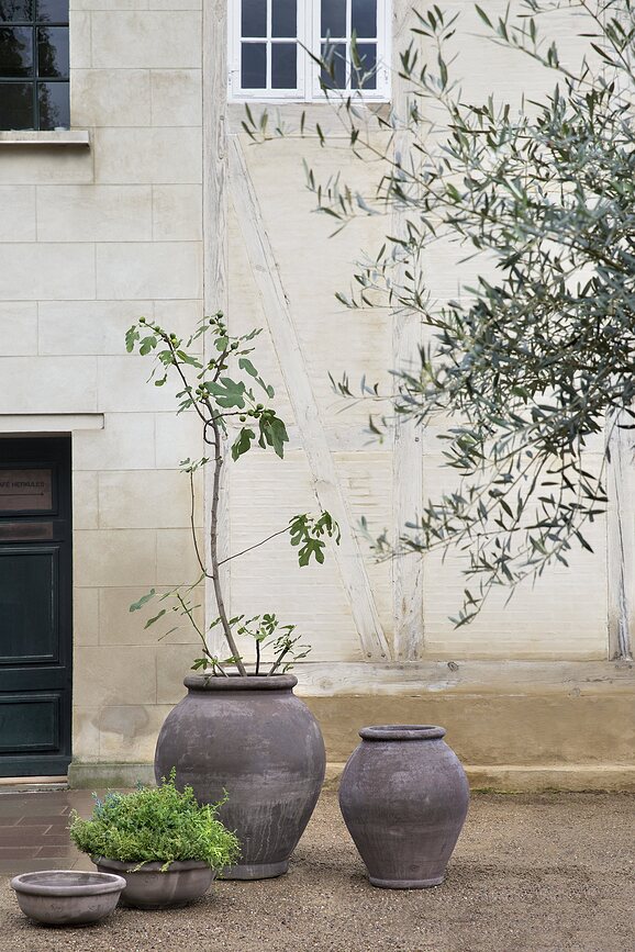 Maceta de jardín Olivia, 54 cm, gris