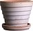 Maceta Planet Venus, 14 cm, rosa, con plato