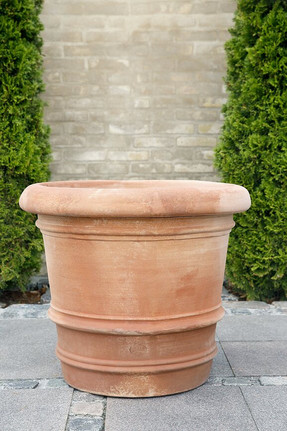 Maceta para exterior Lucca, 40 cm, rosa