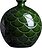 Misty vase 23 cm, grøn