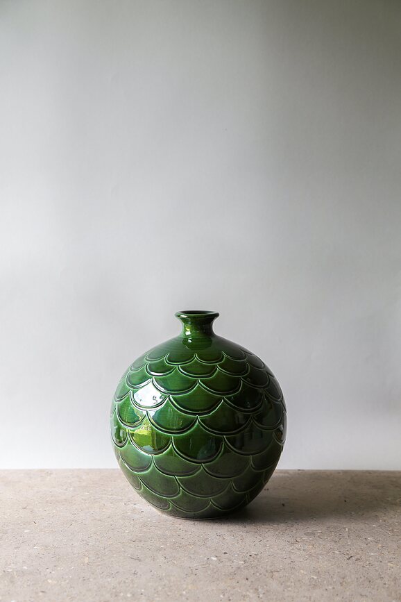 Misty Vase 28 cm, vert