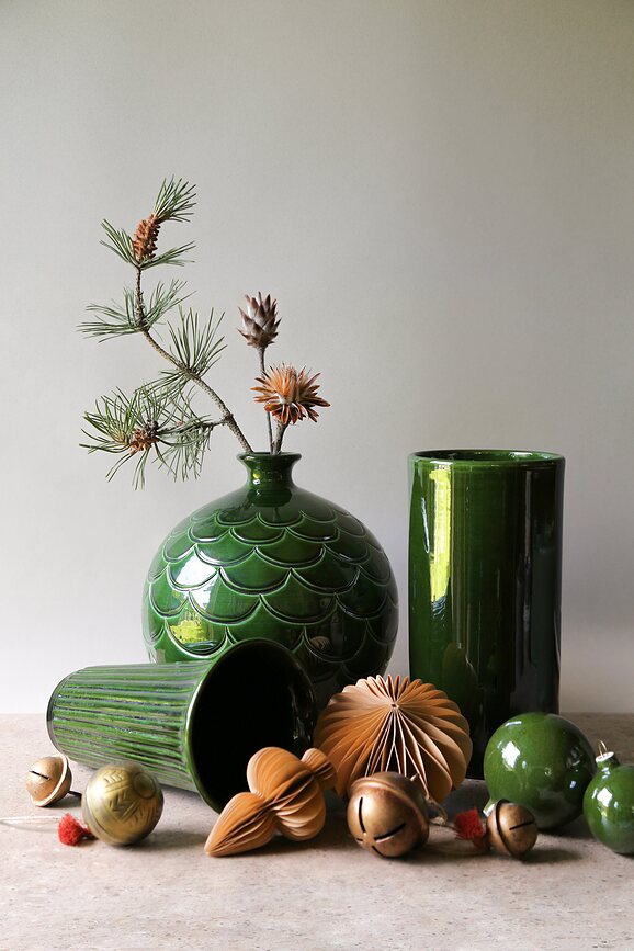 Misty Vaza, 28 cm, zelena