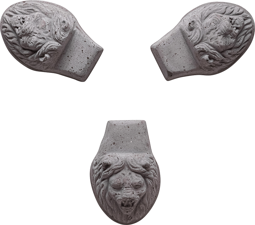 Ніжки під горщик Bergs Potter Lion Head, сірі