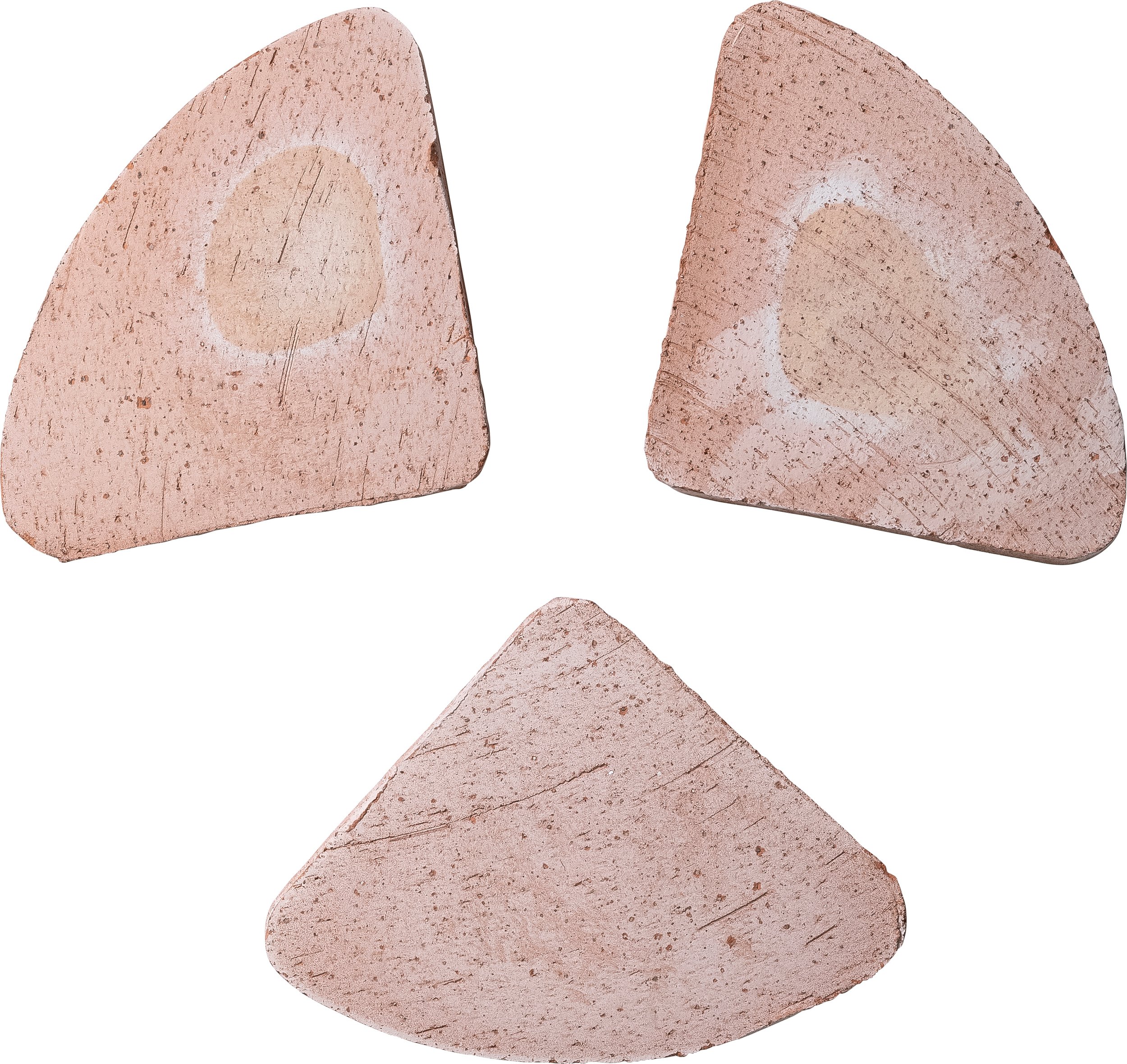 Nóżki pod doniczkę Bergs Potter Triangle L różowe