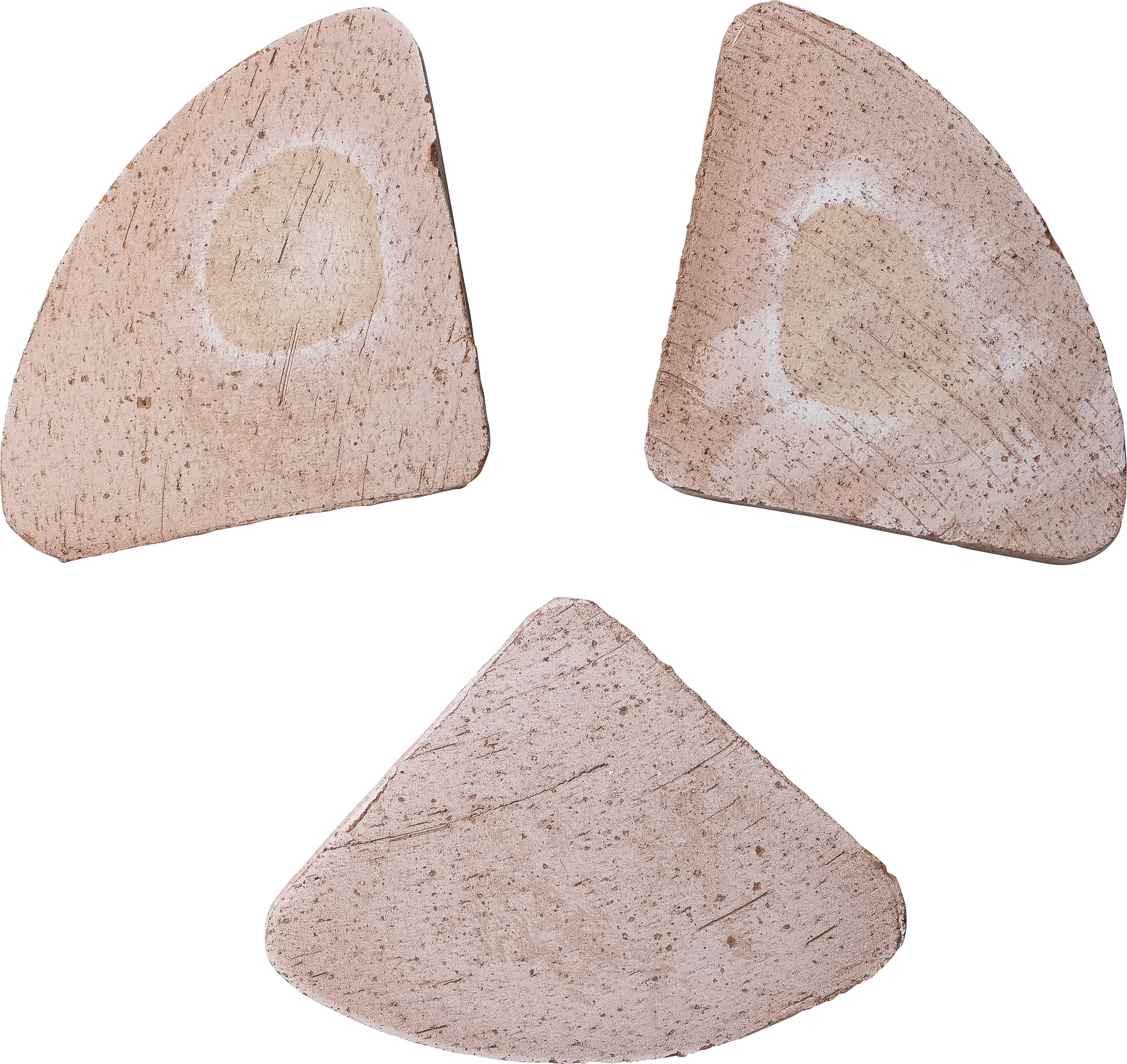 Nóżki pod doniczkę Bergs Potter Triangle S różowe
