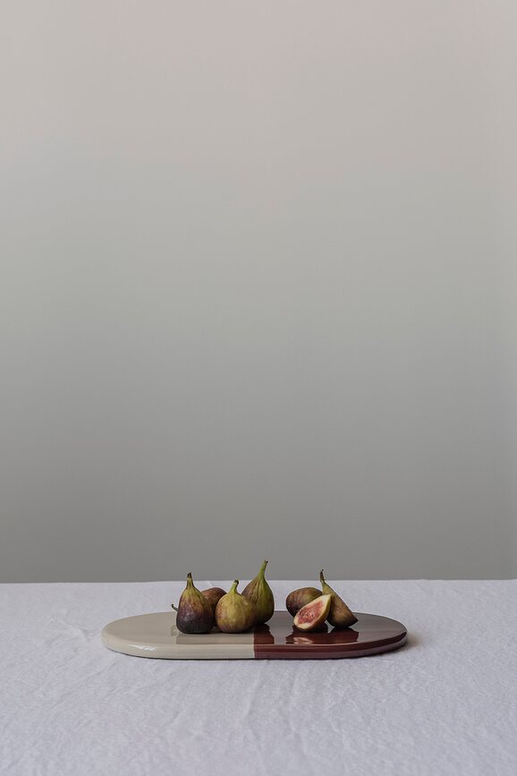 Nuna Δίσκος, 20 x 34 εκ., λευκός