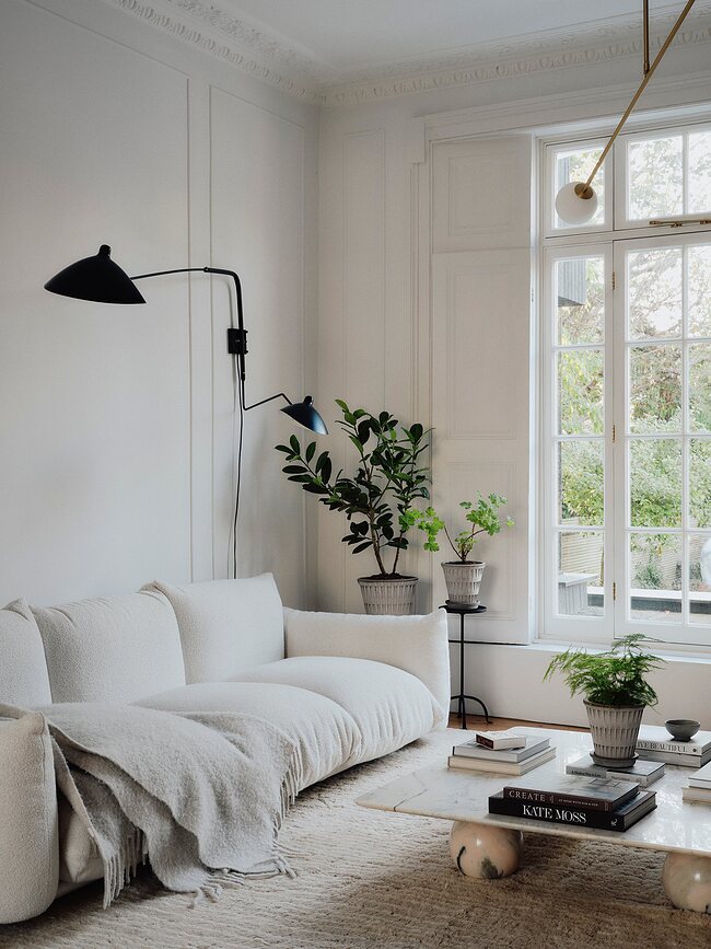 Pantheon Γλάστρα με πιατάκι, 21 εκ., γκρι