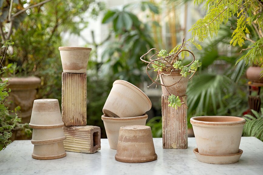 Parade Pot de Fleurs avec soucoupe, 15 cm, rose