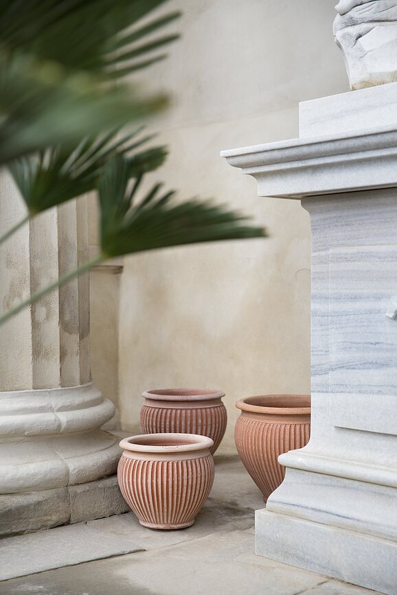 Piccolina Pot de fleurs d'extérieur 30 cm, rose