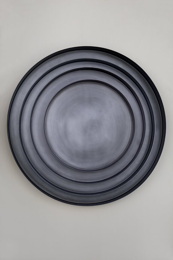 Plato para Maceta de aluminio, 50 cm, gris