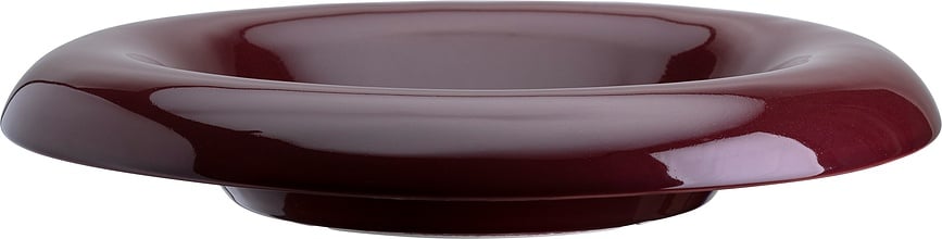 Plato para maceta Lily, 18 cm, burdeos