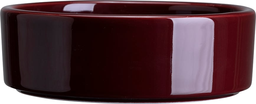 Podstawka pod doniczkę Hoff 14 cm burgundowa szkliwiona