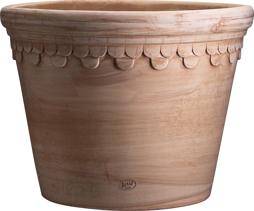 Puķu pods Københavner Large rozā 70 cm