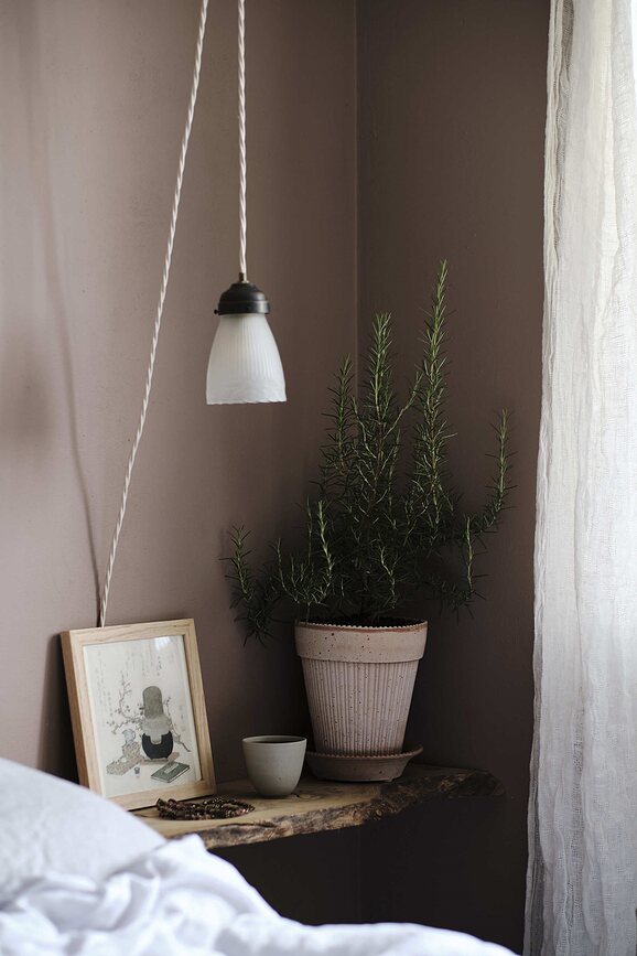 Simona Tegla s podloškom 12 cm ružičasta