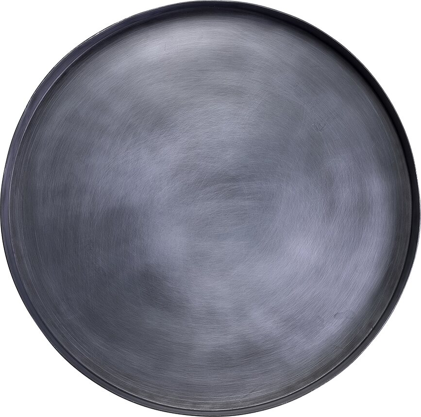 Soucoupe pour Pot de Fleurs 50 cm, aluminium, grise