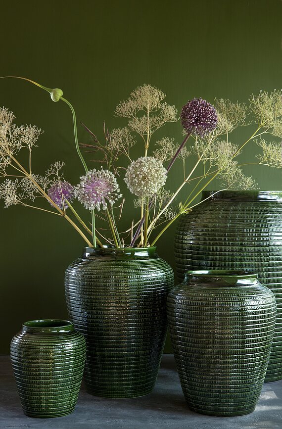 Willow Βάζο, 25 cm, λευκό