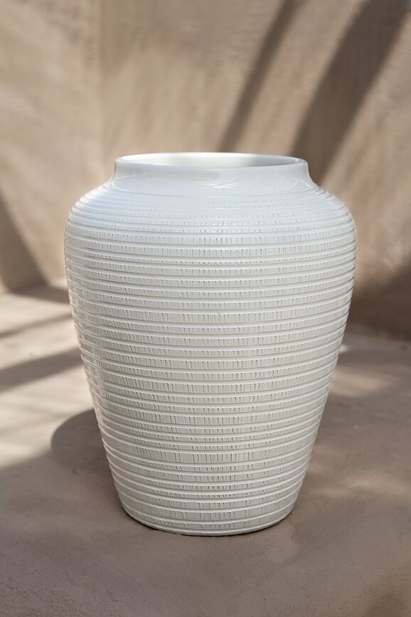 Willow Βάζο, 45 εκ., λευκό