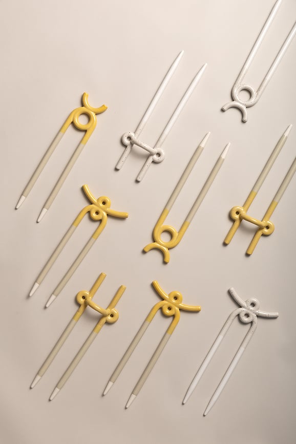 Yuma Tuteur pour plantes, blanc