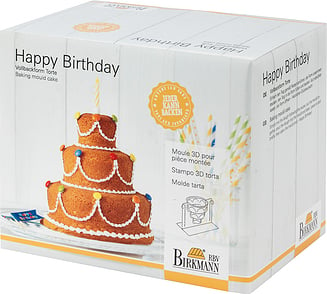 3D Birkmann Koogivorm happy birthday