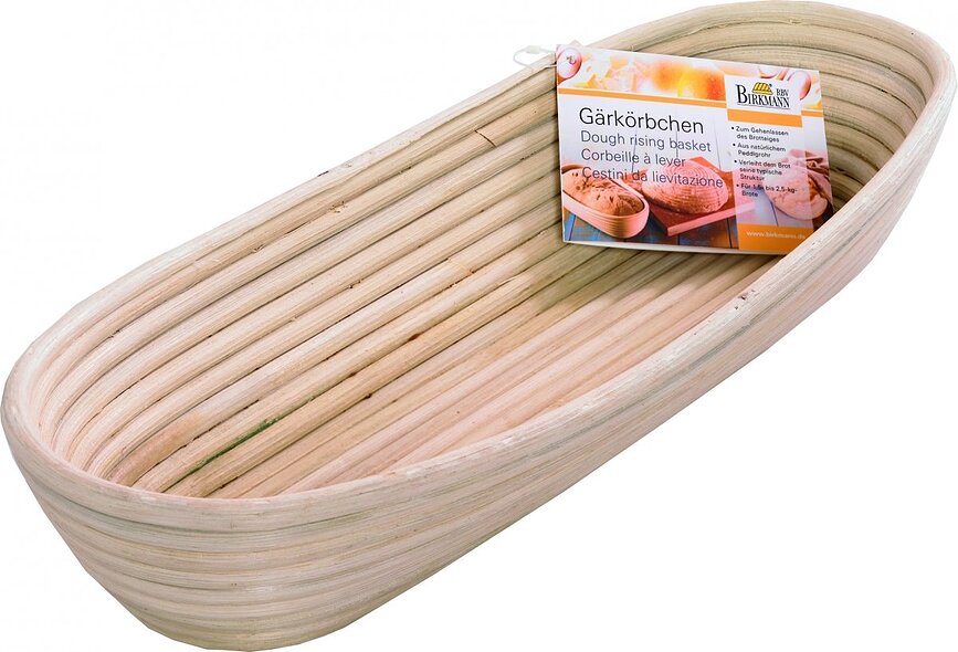 Banneton para fermentación de pan Birkmann, ovalado