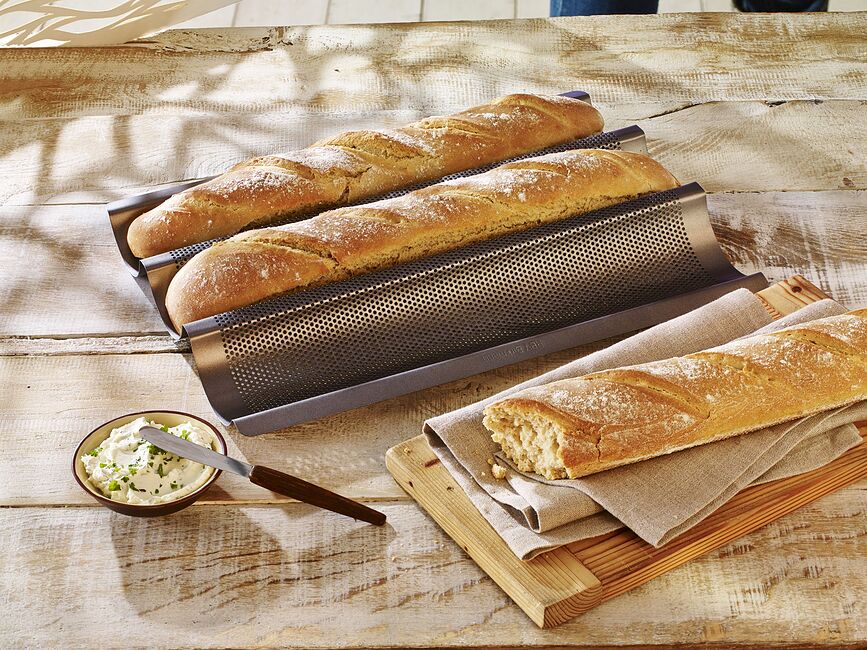 Birkmann Moule à Baguettes, 3 empreintes
