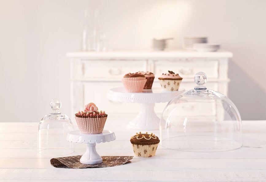 Campana de cristal Birkmann, 22 cm, para tartas