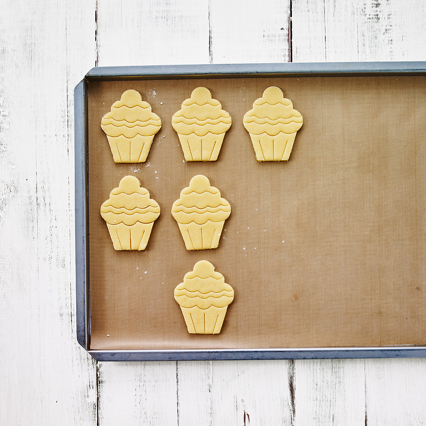 Cortador de galletas Birkmann, diseño cupcake con crema