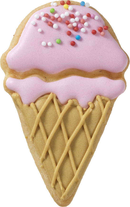 Cortador de Galletas, forma de cucurucho de helado