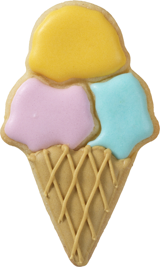 Cortador de Galletas, forma de cucurucho de helado