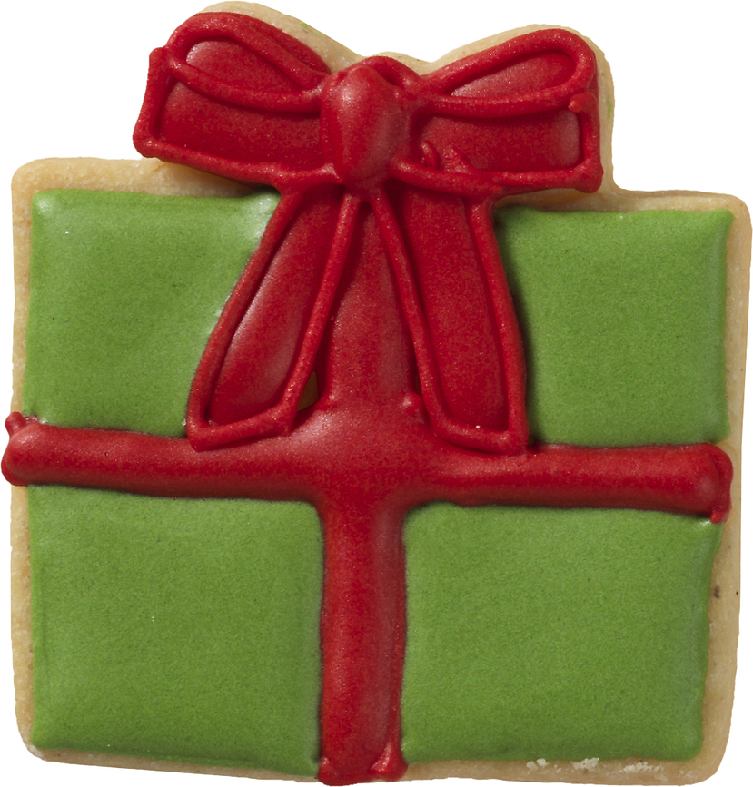 Cortador de galletas Cometa, diseño navideño