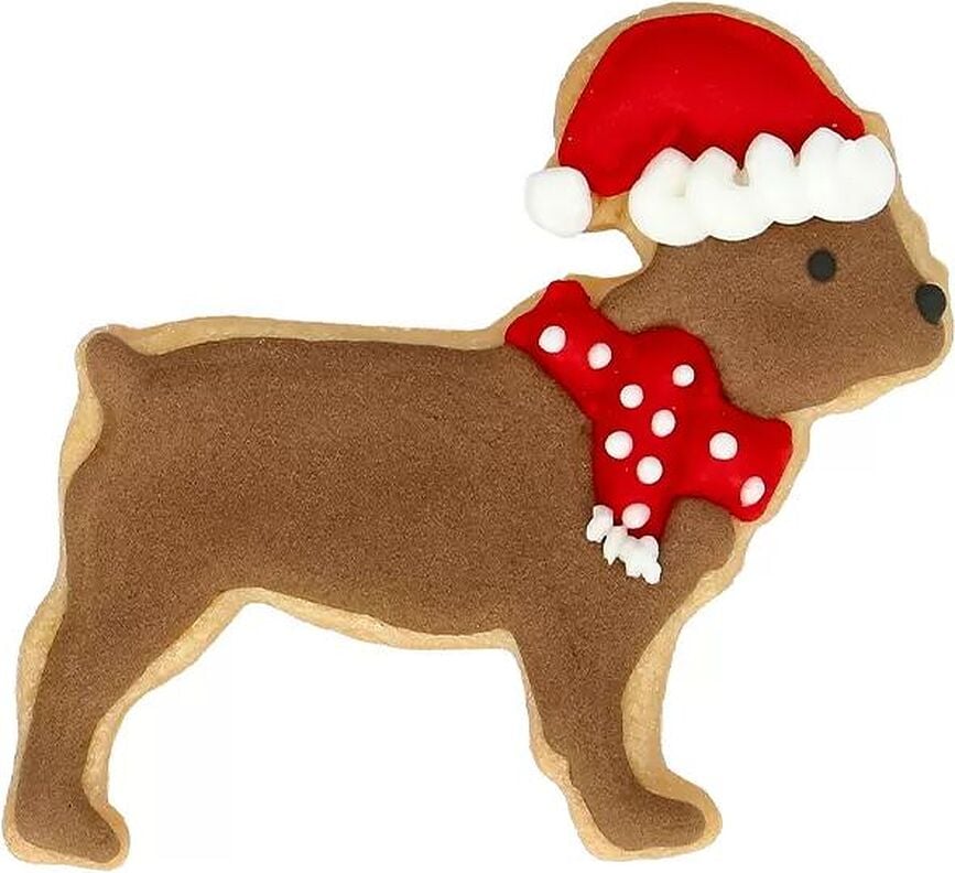 Cortador de galletas Cometa, diseño navideño