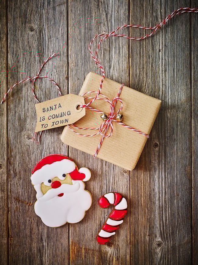 Cortador de galletas Cometa, diseño navideño