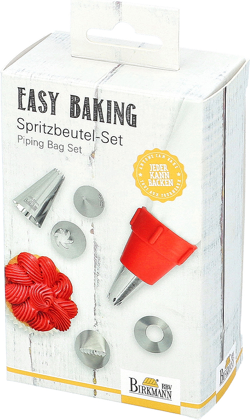 Easy Baking Σακούλα Ζαχαροπλαστικής με μύτες, 8 τμχ