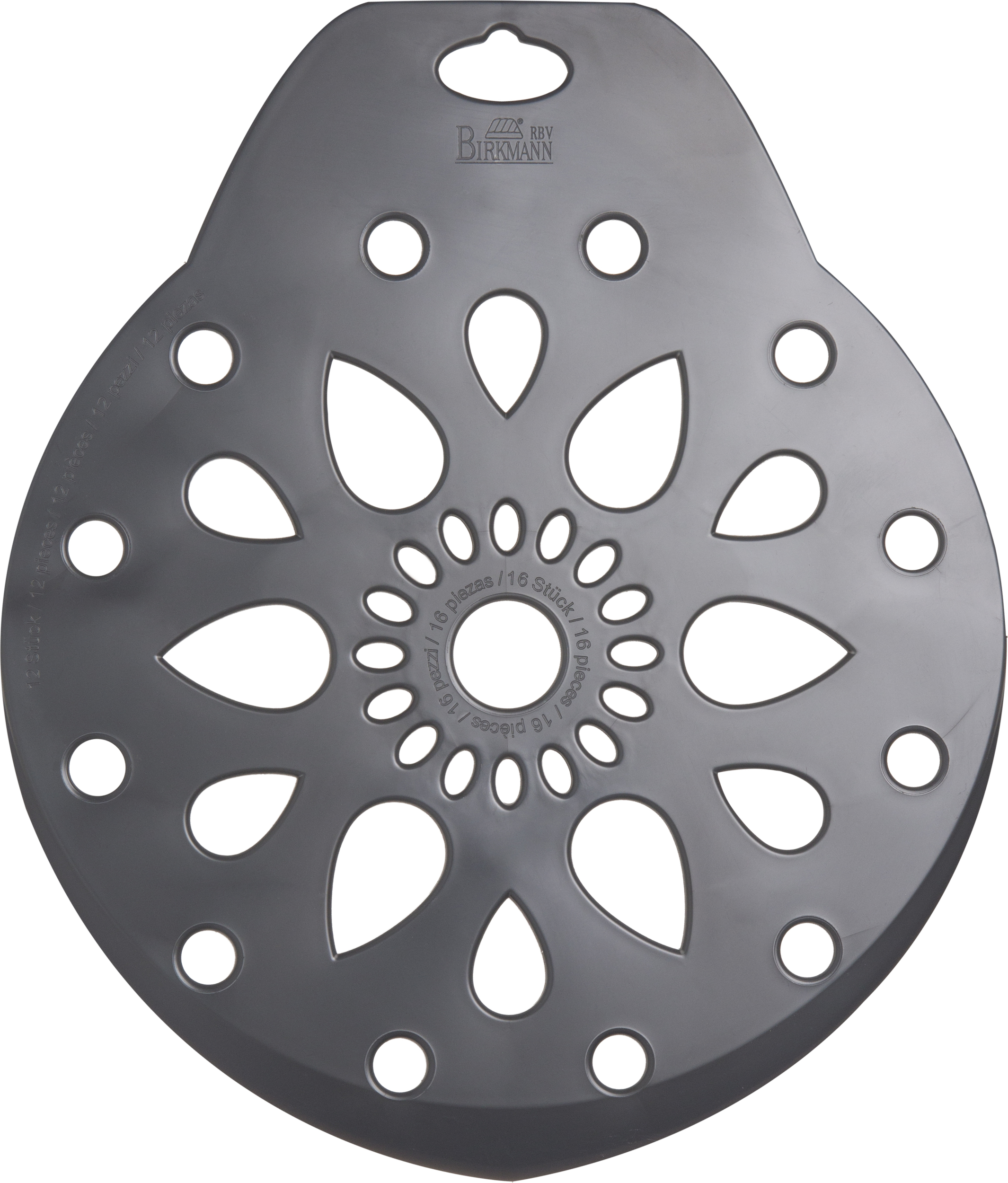 Easy Baking Spachtel und Schablone für Backwaren 3in1