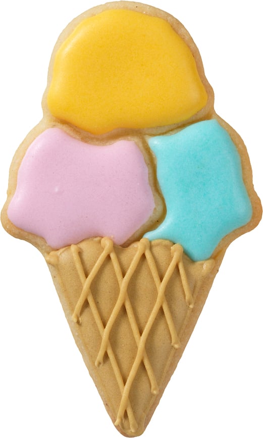 Emporte-Pièce en forme de cornet de glace