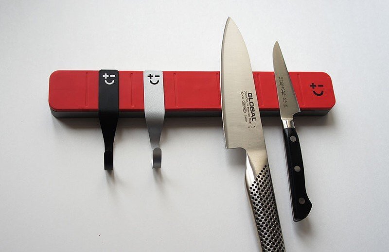 Bisbell Γάντζος για μαγνητική ράγα, μαύρος