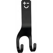 Bisbell Hook for a magnetic strip black double