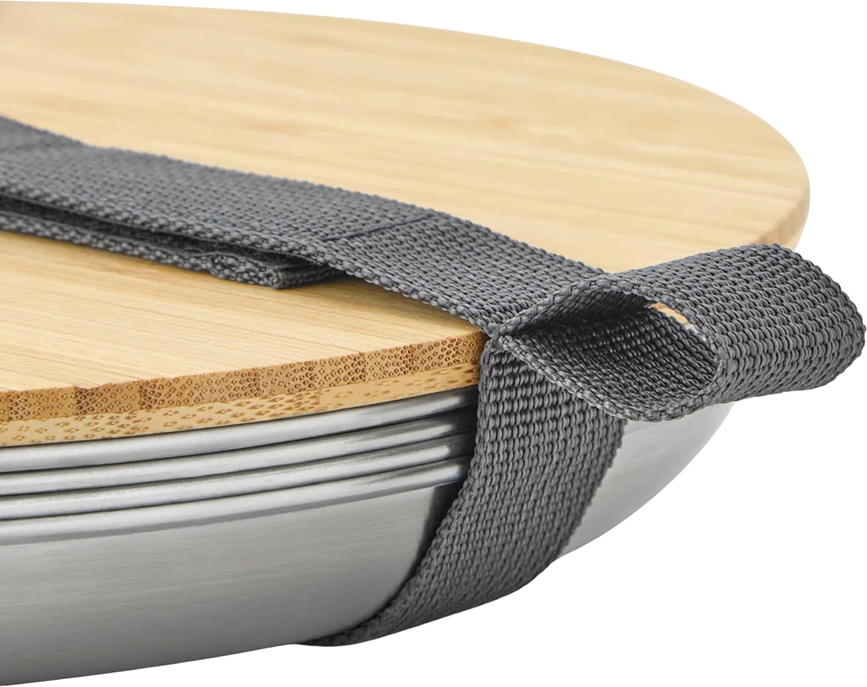 Black+Blum Assiettes avec couvercle et poignée, Set 6 pièces