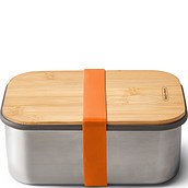 Black+Blum Lunchbox L orangefarben aus rostfreiem Stahl