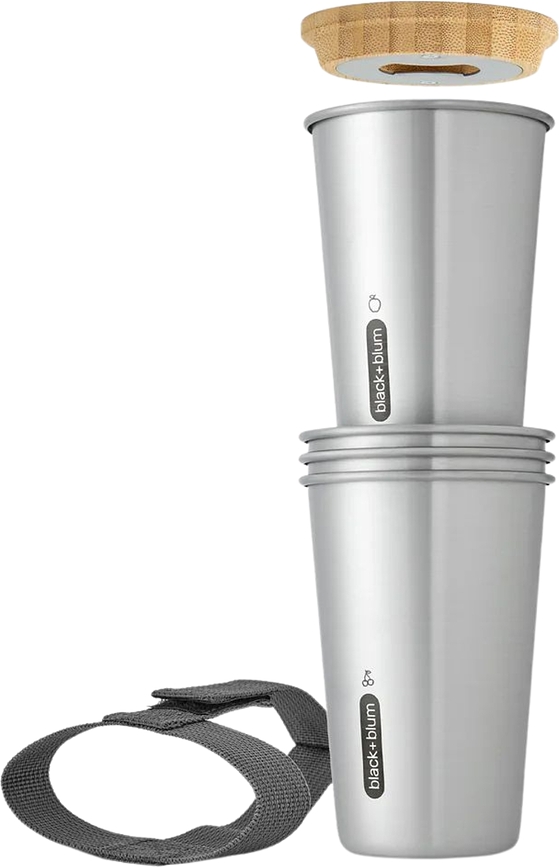 Black+Blum Tasses avec couvercle et anse, Set 6 pièces