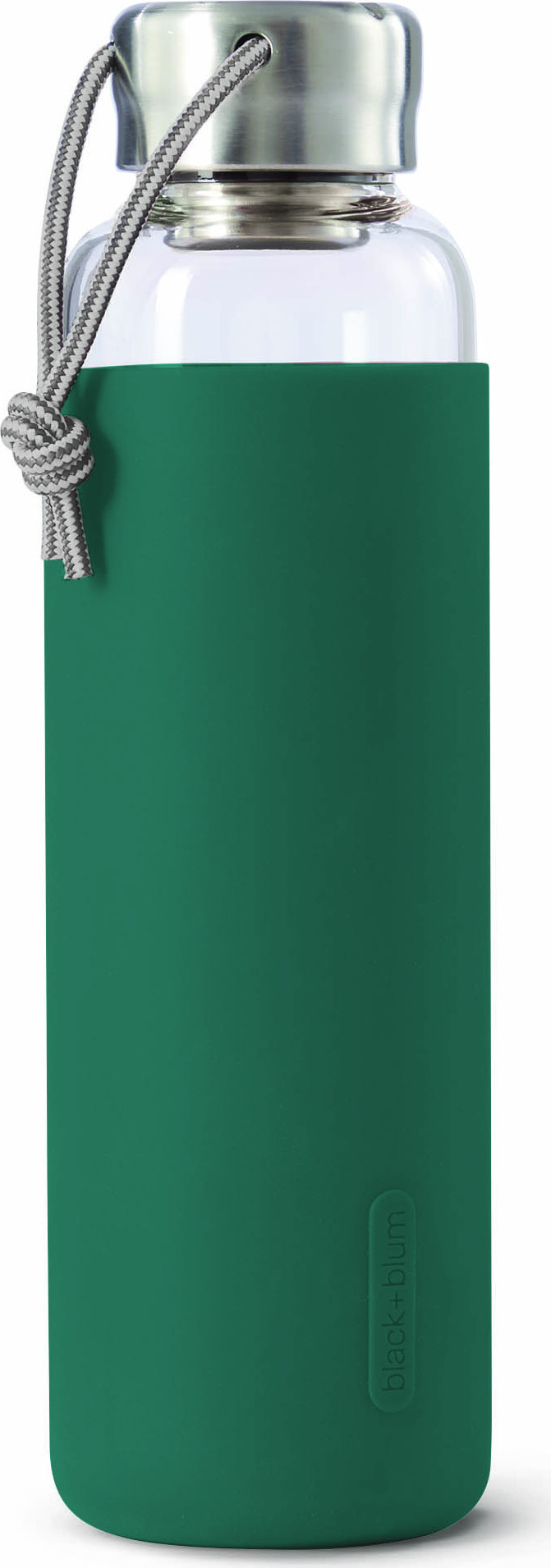 Black+Blum Wasserflasche 0,6 l meerblau aus Glas