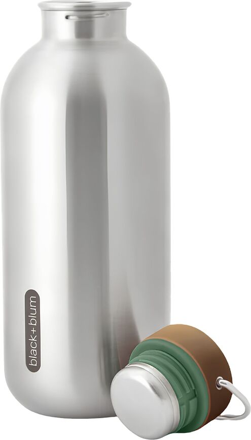 Black+Blum Wasserflasche meerblau aus rostfreiem Stahl