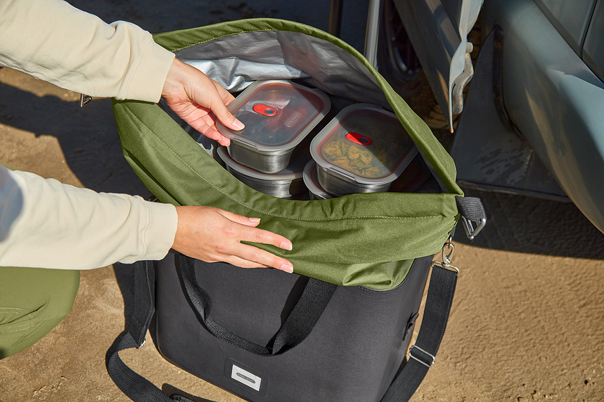 Bolsa térmica Black+Blum, 25 L, verde musgo