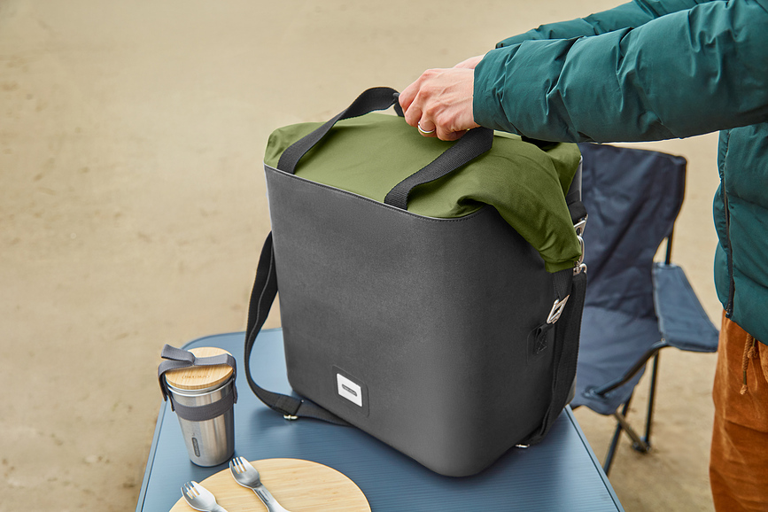 Bolsa térmica Black+Blum, 25 L, verde musgo